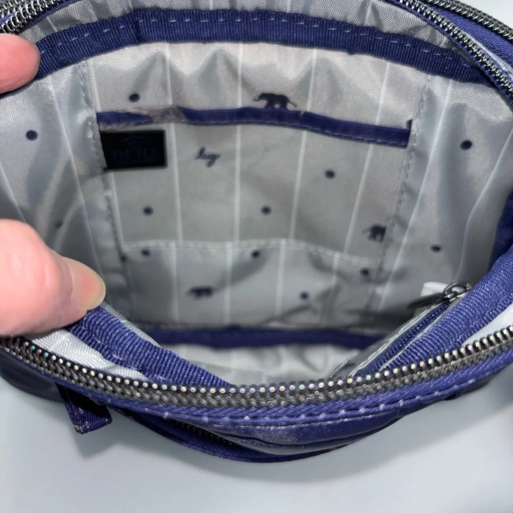 Lug super coupe 2 crossbody elephant purple removable strap belt bag